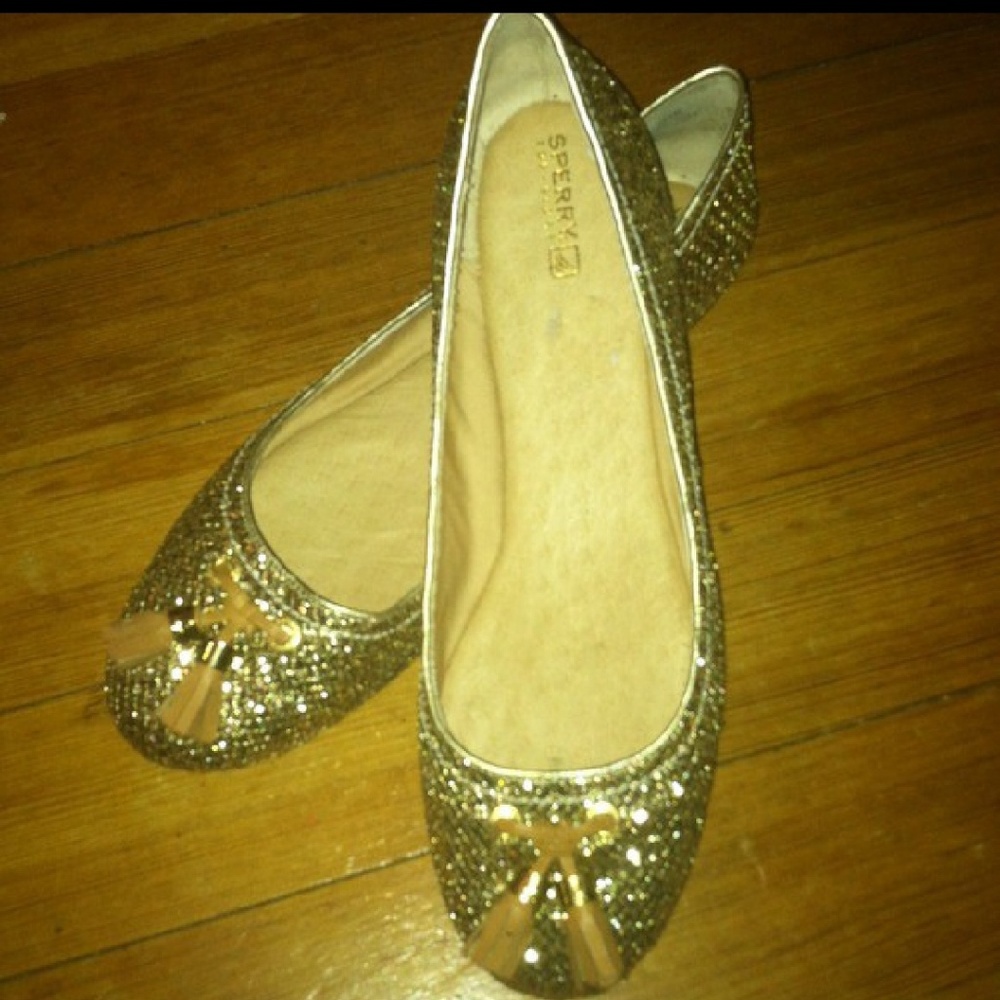 Sperry Top Sider Gold Bliss Tassel Flats